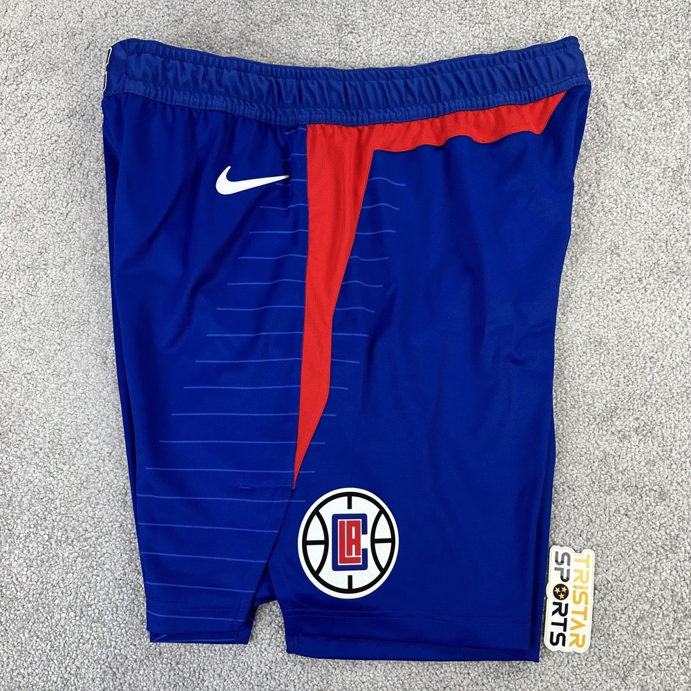 Los Angeles Clippers Shorts Mens XL Blue Red NBA Basketball Nike Dri-FIT ADV